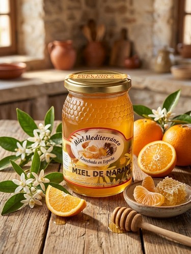 Spanischer orangenblütenhonig - spanischer,