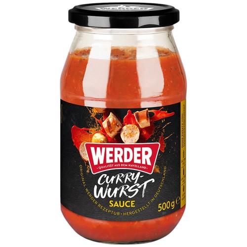 Werder currywurst sauce 500g - werder,